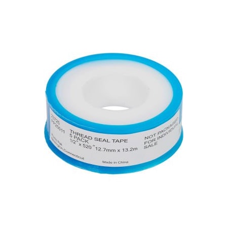 Keeney Mfg Plumb Pak Thread Sealant Tape, 1/2" x 520" - Pkg Qty 5 PP25011